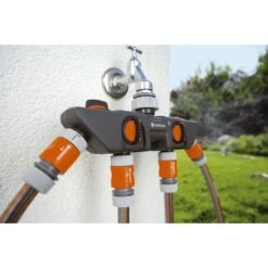 Gardena Waterverdeler 4-weg Kunststof 44x17,5x6,8 Cm -Tuingereedschap 123 1100