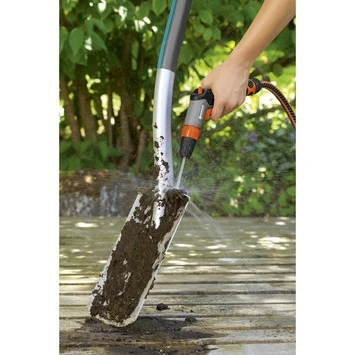 Gardena Classic Spuitpistool Kunststof Grijs Met Oranje 4 Gardena Classic Spuitpistool Kunststof Grijs Met Oranje - Afbeelding 2