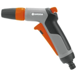 Gardena Classic Spuitpistool Kunststof Grijs Met Oranje 13 Gardena Classic Spuitpistool Kunststof Grijs Met Oranje -Tuingereedschap 123 1154