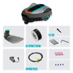 Gardena Robotmaaier Sileno City 250 m² - 17cm -Tuingereedschap 123 137