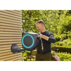 Gardena Wandslangenbox Roll Up 15 Meter Incl. Tuinspuit -Tuingereedschap 123 882