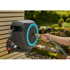 Gardena Wandslangenbox Roll Up 15 Meter Incl. Tuinspuit -Tuingereedschap 123 883